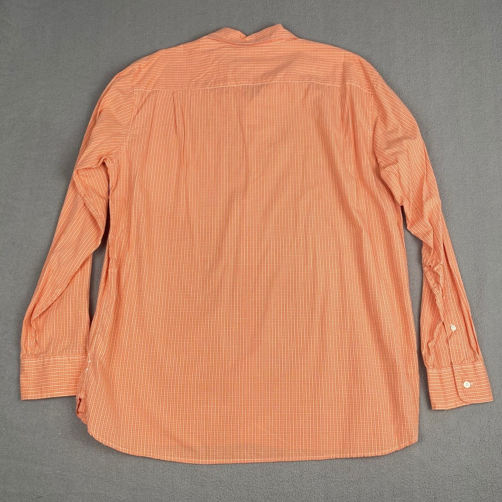 ARTICLE 365 Button Up Shirt‎ Men's Size XL Plaid Orange Lightweight Long Sleeve - Picture 16 of 16